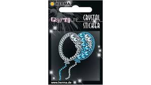 Picture of CRYSTAL STICKERS BALLOONS